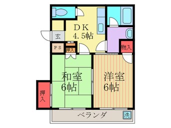 間取図 ブルージュ