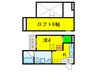 アルテミス湊 1Kの間取り