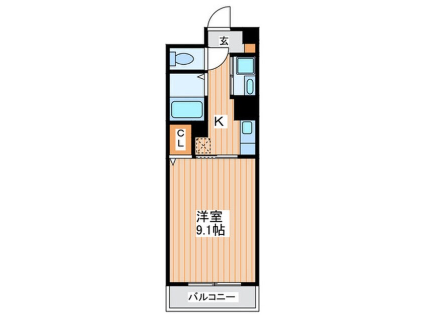 間取図 ラ・ルミエ－ル