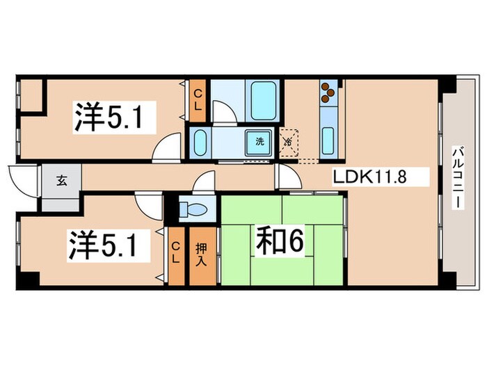 間取り図 プランテーム吉田