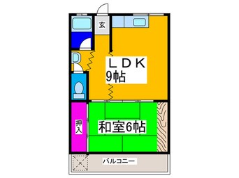 間取図 西ハイツ