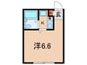 岡田マンションⅡ 1Kの間取り