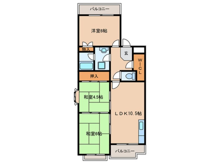 間取図 サンシティ今寺