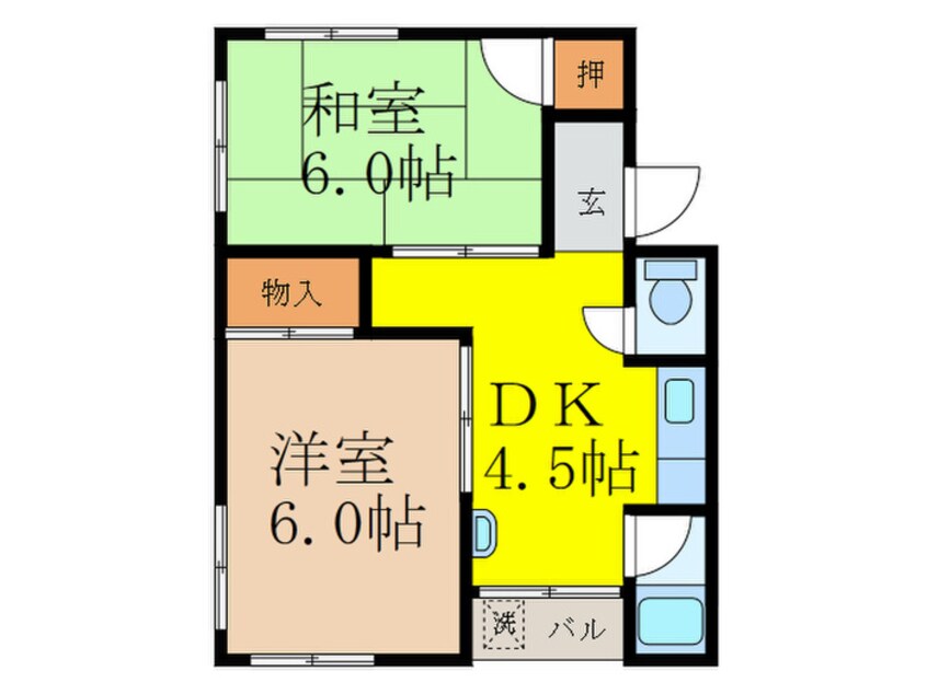 間取図 芳和荘マンション