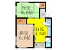 芳和荘マンション 2DKの間取り