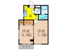スプリングマンション 2Kの間取り