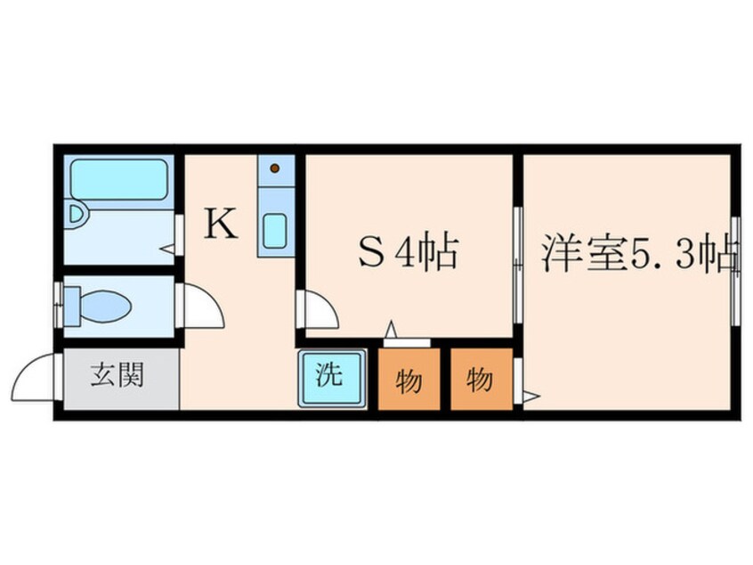 間取図 サニーフォレスト長洲