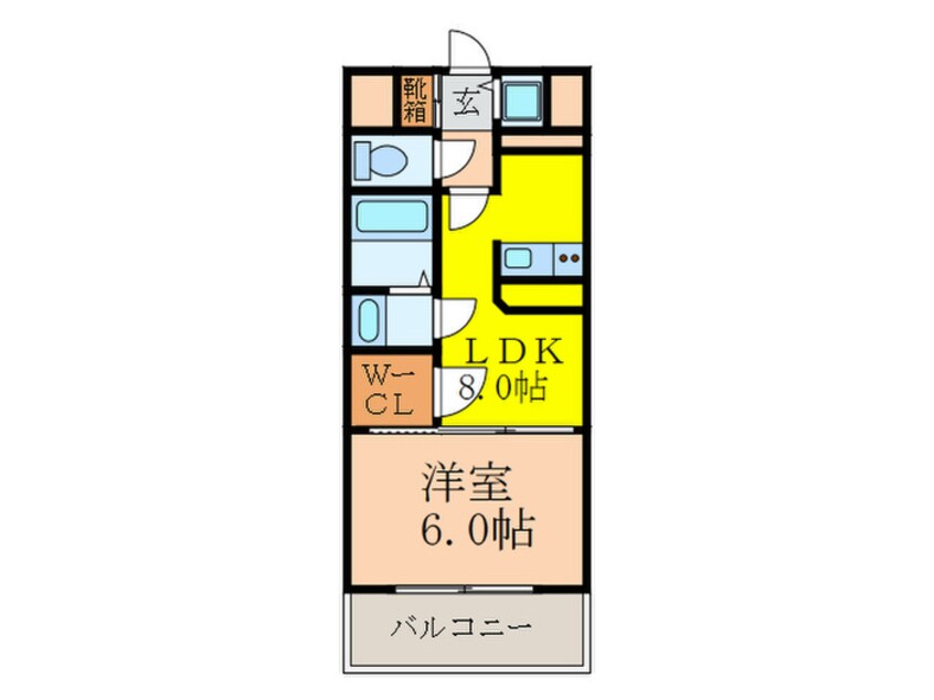 間取図 ノルデンタワ-新大阪アネックスA