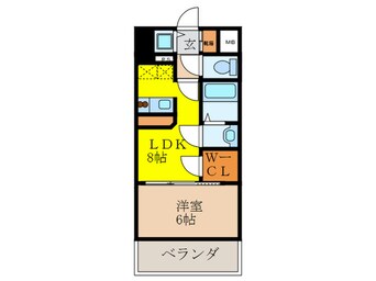 間取図 ノルデンタワ-新大阪アネックスA