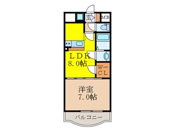 間取図 ノルデンタワ-新大阪アネックスA