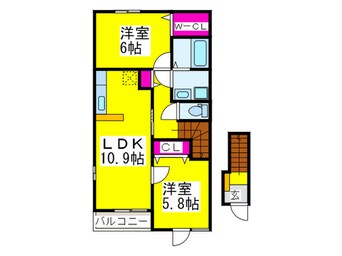 間取図 プリンセスコート