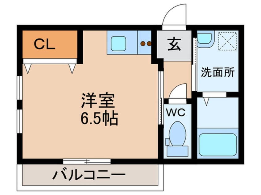 間取図 ソレイユ貝塚