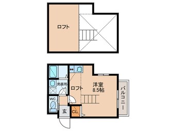 間取図 ソレイユ貝塚
