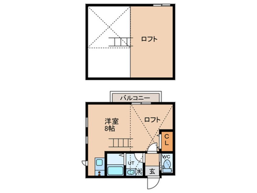 間取図 ソレイユ貝塚