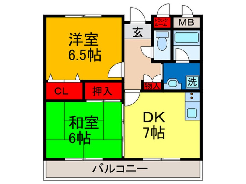 間取図 メゾンイサム