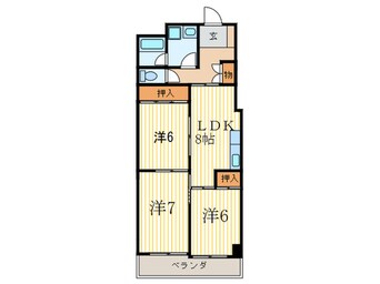 間取図 ファーストコート御所西