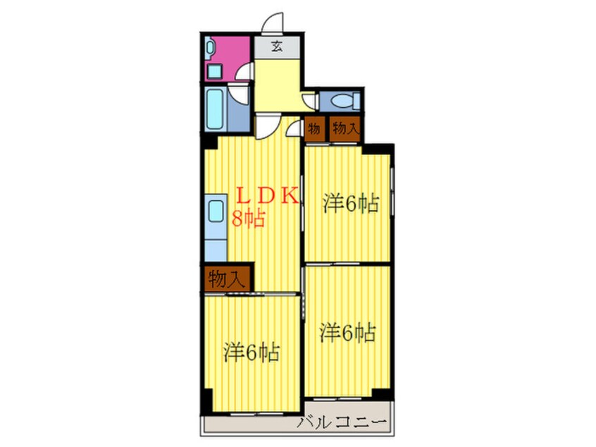 間取図 ファーストコート御所西