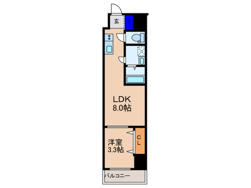 間取図 コートエスト都島