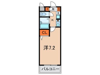 間取図 ワコ－レ六甲ア－ベイン(204)
