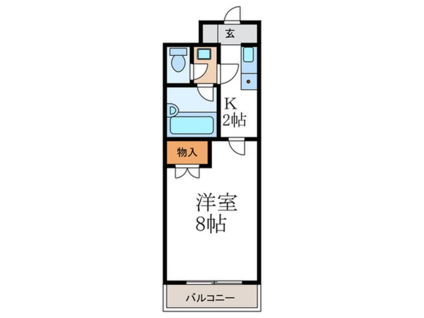 間取図 カ－サ・ヴェルディ