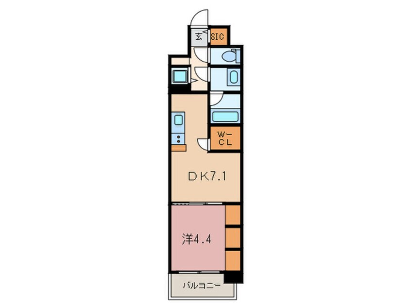 間取図 ブランTAT西宮江上町