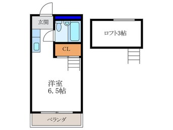 間取図 ＢＯＸ松ヶ崎