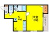 フローレ西田辺 1Kの間取り