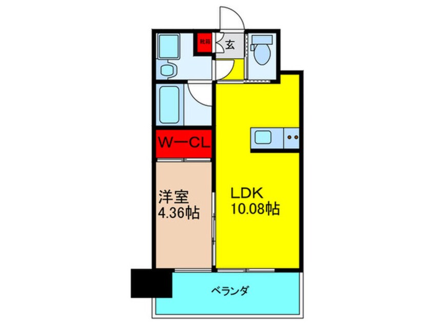 間取図 プレジオ荒本新町