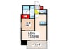 プレジオ荒本新町 1LDKの間取り