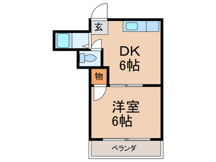 間取図 ＧＯＯＤＬＩＦＥ：ｸﾞｯﾄﾞﾗｲﾌ