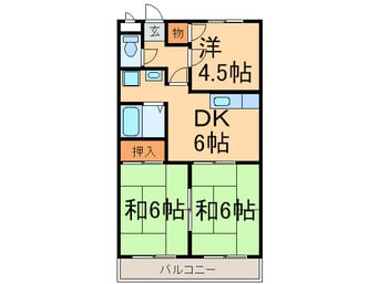 間取図 パルレ瑞ヶ丘