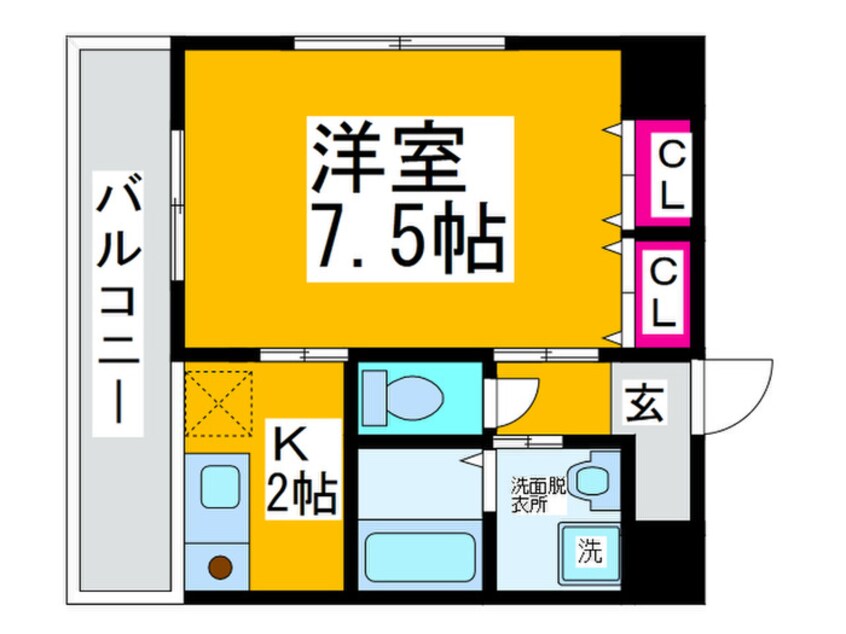 間取図 ジュネス深井