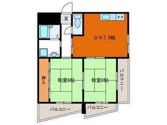 間取図 マンション冨士