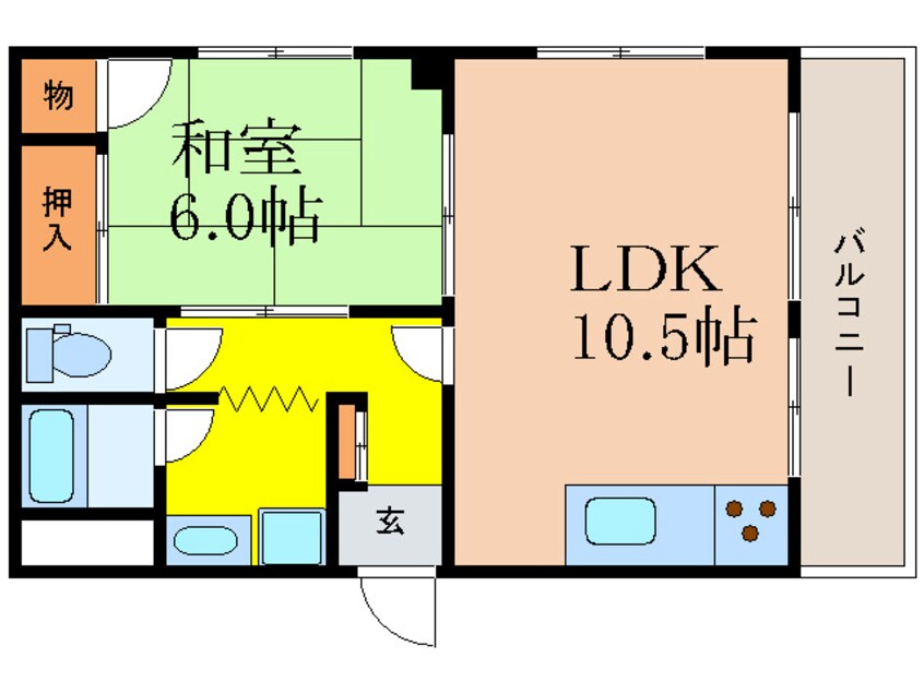 間取図 ｴｸｾﾚﾝﾄ江坂
