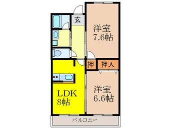 間取図 ｴｸｾﾚﾝﾄ江坂