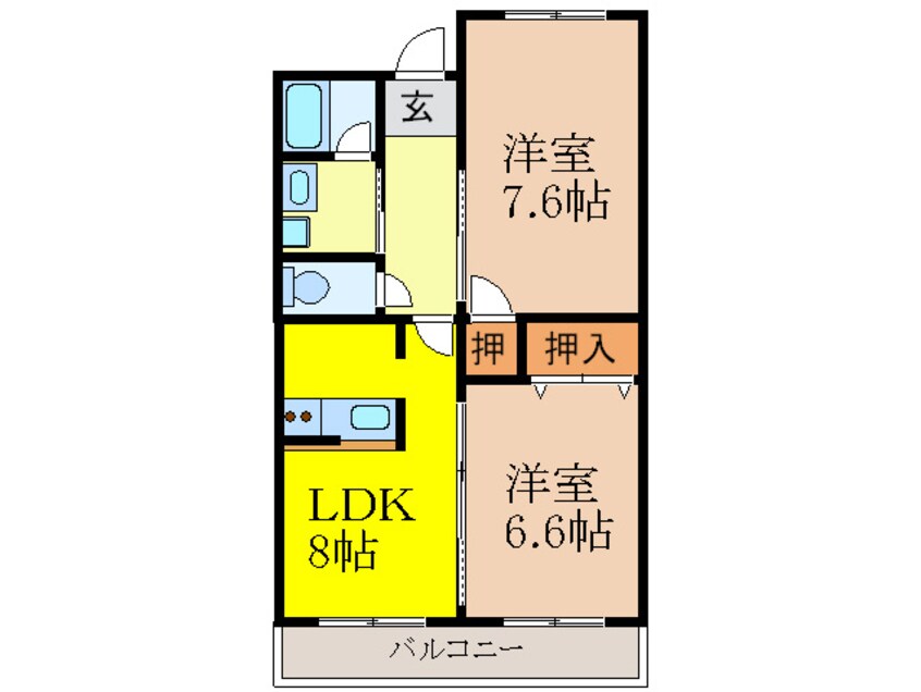 間取図 ｴｸｾﾚﾝﾄ江坂