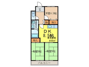 間取図 ハイツ81