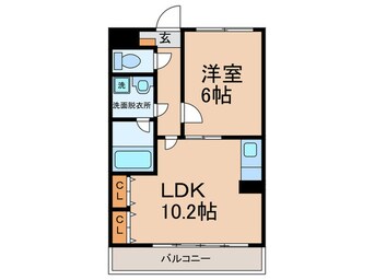 間取図 エレガントヒルズ２号館