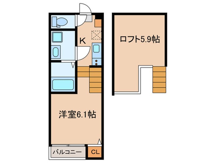 間取り図 ハーモニーテラス椥辻中在家町