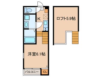 間取図 ハーモニーテラス椥辻中在家町