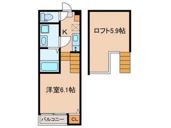 間取図 ハーモニーテラス椥辻中在家町