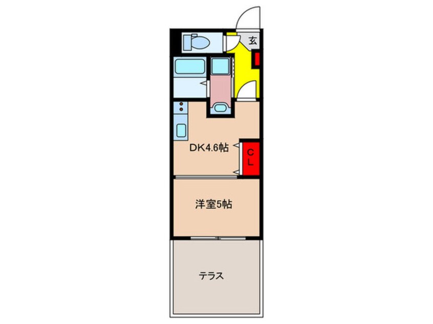 間取図 プレシャス中宮