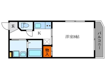 間取図 ウエストコ－ト北白川