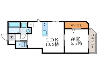 間取図 プリメール白梅町