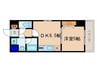 Ｒ－Ⅱコ－ト 1DKの間取り