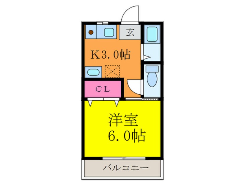 間取図 ポルベ－ラシュン