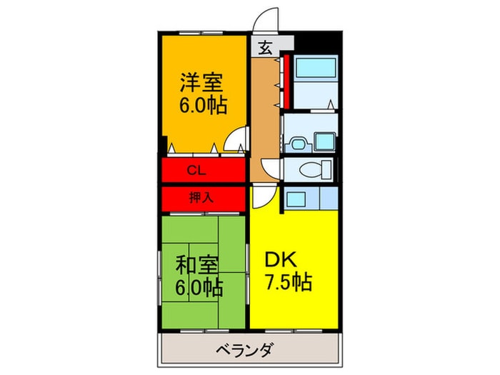 間取り図 グリ－ンパ－ク