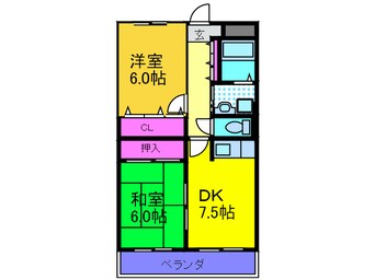 間取図 グリ－ンパ－ク