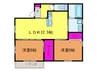 FLAFFLE平野本町 2LDKの間取り