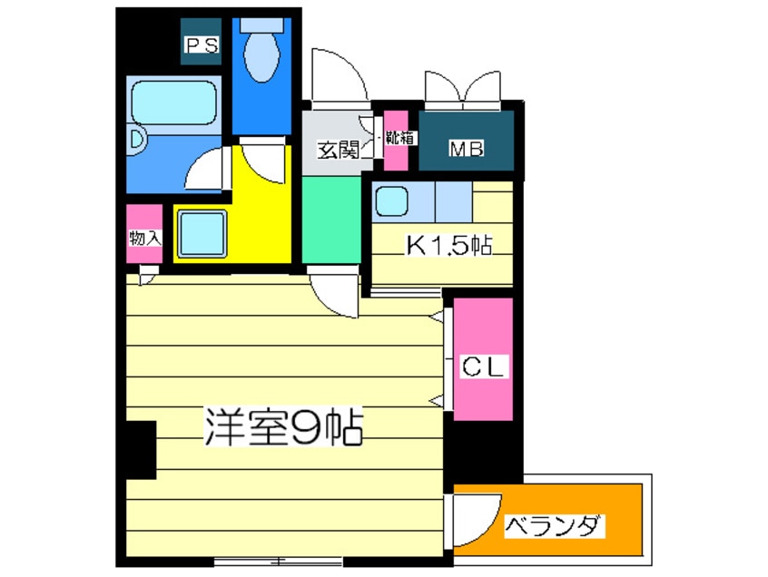 間取図 エスポワ－ル上汐